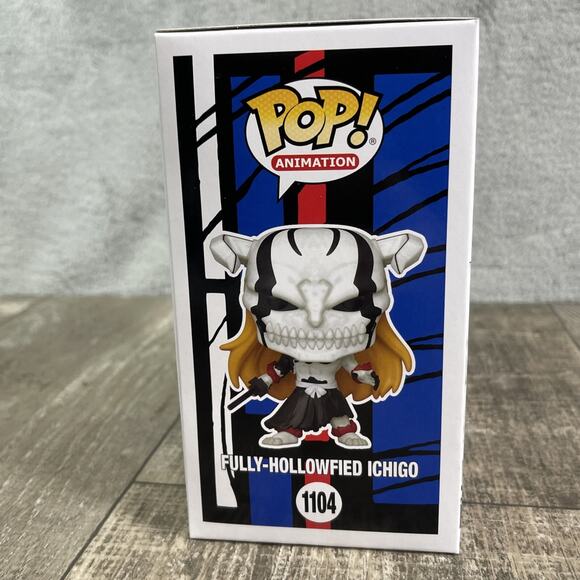 Funko Pop Animation Bleach Fully-Hollowfied Ichigo #1104 Chase Glow-in-Dark Excl - Picture 4 of 6